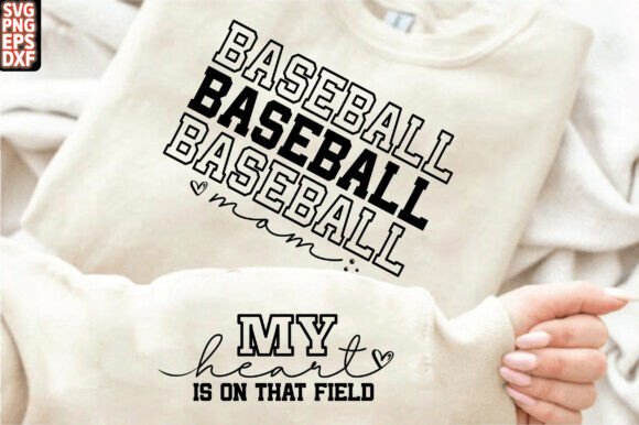 Baseball Mom SVG: Graphics for T-Shirt Designs