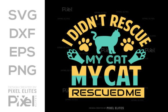 Cat Rescue Graphics for T-Shirt Designs