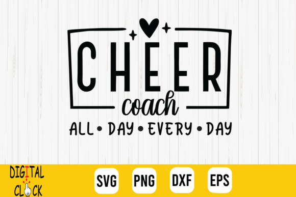 Cheer Coach Cheer Mom Graphics for T-Shirt Designs