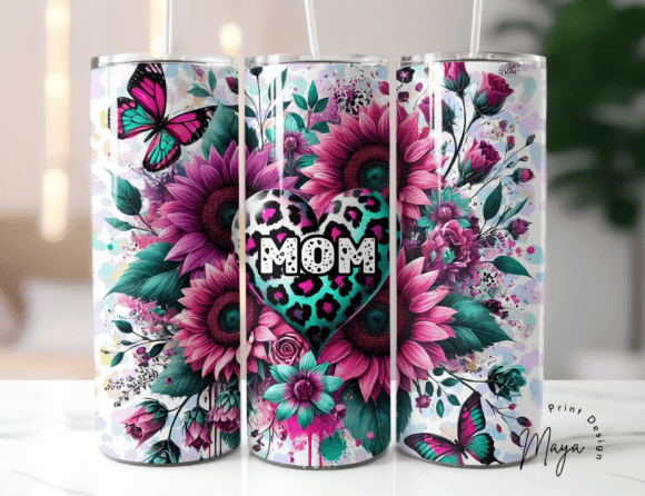 Mom Tumbler Wrap 20 Oz: Premium Graphics for Tumbler Wraps
