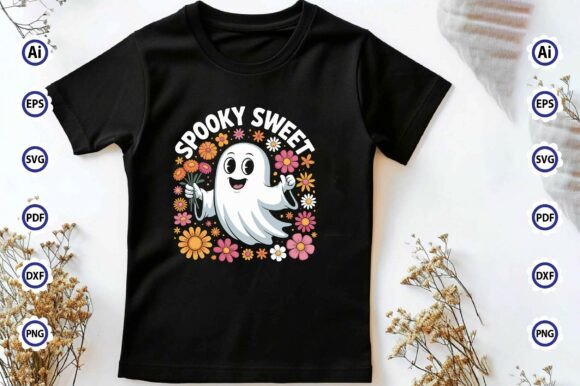 Spooky Sweet PNG: Graphics for T-Shirt Designs