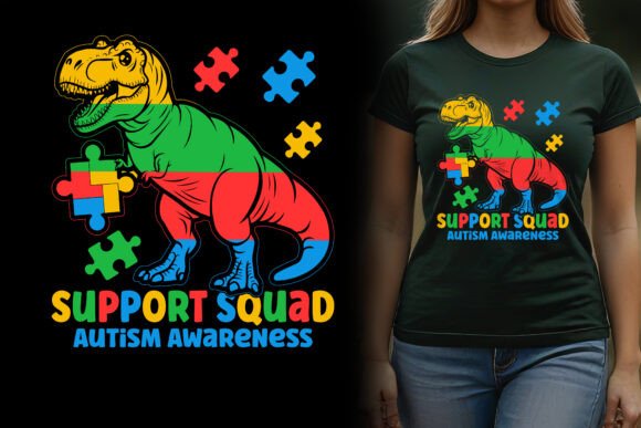 Support Squad Autism Awareness Graphics: A Designer's Review
